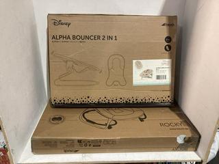 Lot 289  
            Birmingham SR108 - Parcel Delivery Only 
                
2 X ITEMS TO INCLUDE DISNEY 2 IN 1 ALPHA BOUNCER