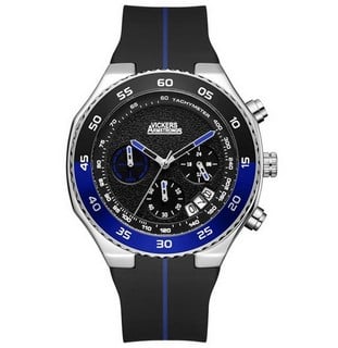 Lot 29  
            Birmingham SR108 - Parcel Delivery Only 
                
VICKERS ARMSTRONGS HARRIER STEEL BLACK WATCH SKU CODE:VA0131 ORIGINAL RRP £500