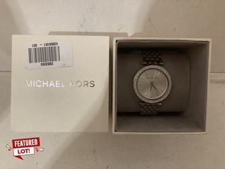 Lot 31  
            Birmingham SR108 - Parcel Delivery Only 
                
JOHN LEWIS & PARTNERS & PARTNERS MICHAEL KORS DARCI WOMENS STAINLESS STEEL BRACEL...