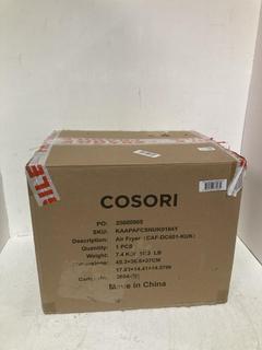 Lot 336  
            Birmingham SR108 - Parcel Delivery Only 

                
COSORI TURBO BLAZE 6L AIR FRYER