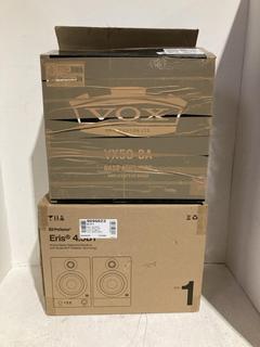Lot 377  
            Birmingham SR108 - Parcel Delivery Only 
                
2 X ITEMS TO INCLUDE PRESONUS ERIS 4.5RT ACTIVE REFERENCE MONITOR WITH BLUETOOTH ...