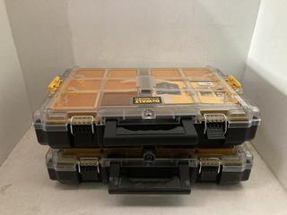Lot 419  
            Birmingham SR108 - Parcel Delivery Only 
                
2 X DEWALT TOUGH SYSTEM 2.0 PORTABLE ORGANIZER