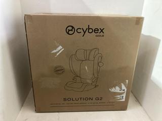 Lot 424  
            Birmingham SR108 - Parcel Delivery Only 
                
CYBEX GOLD SOLUTION G2 CAR SEAT
