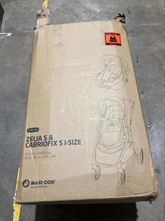 Lot 439  
            Birmingham SR108 - Parcel Delivery Only 
                
MAXI-COSI ZELIA S & CABRIOFIX ISIZE STROLLER