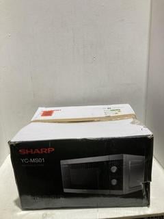 Lot 474  
            Birmingham SR108 - Parcel Delivery Only 

                
SHARP YC-MS01 DIGITAL MICROWAVE