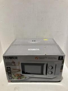 Lot 483  
            Birmingham SR108 - Parcel Delivery Only 
                
TOWER WHITE 800W MANUAL MICROWAVE