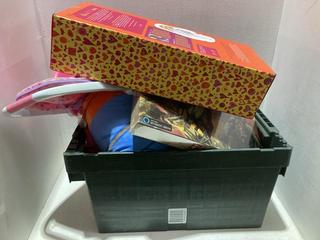 Lot 574  
            Birmingham SR108 - Parcel Delivery Only 

                
BOX OF ITEMS TO INCLUDE OUR GENERATION JOVIE DOLL