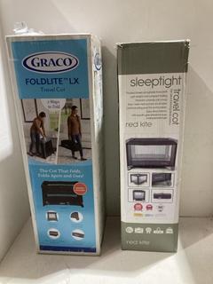 Lot 593  
            Birmingham SR108 - Parcel Delivery Only 

                
2 X ITEMS TO INCLUDE GRACO FOLDLITE LX TRAVEL COT