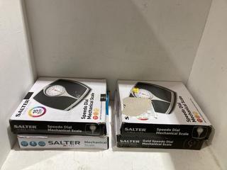 Lot 594  
            Birmingham SR108 - Parcel Delivery Only 

                
4 X ITEMS TO INCLUDE SALTERS SPEEDO DIAL MECHANICAL SCALES