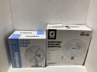 Lot 611  
            Birmingham SR108 - Parcel Delivery Only 

                
2 X ITEMS TO INCLUDE SEBELUX 12" CHROME DESK FAR