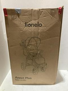 Lot 614  
            Birmingham SR108 - Parcel Delivery Only 

                
LIONELO ANNET PLUS BABY STROLLER