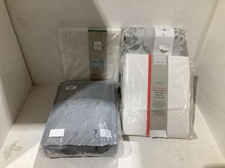 Lot 643  
            Birmingham SR108 - Parcel Delivery Only 
                
BOX OF JOHN LEWIS & PARTNERS ITEMS TO INCLUDE 6 RECTANGLE SEAT COVER SET
