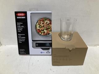 Lot 652  
            Birmingham SR108 - Parcel Delivery Only 
                
BOX OF JOHN LEWIS & PARTNERS ITEMS TO INCLUDE OXO GOOD GRIPS STAINLESS STEEL PULL...