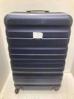Lot 695  
            Birmingham SR108 - Parcel Delivery Only 
                
JOHN LEWIS & PARTNERS NAVY BLUE LARGE HARD SHELL SUITCASE