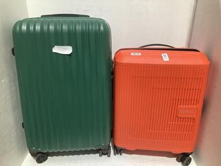 Lot 699  
            Birmingham SR108 - Parcel Delivery Only 
                
2 X ITEMS TO INCLUDE ORANGE MINI HARDSHELL SUITCASE