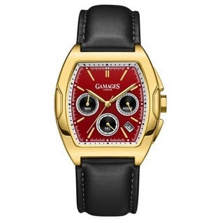 Lot 6  
            Birmingham SR108 - Parcel Delivery Only 
                
GAMAGES OF LONDON PRIDE MECHA QUARTZ GOLD RED WATCH SKU CODE:GA2032 ORIGINAL RRP ...