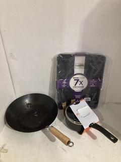 Lot 826  
            Birmingham SR108 - Parcel Delivery Only 

                
BOX OF JOHN LEWIS & PARTNERS ITEMS TO INCLUDE WOK WITH WOOD HANDLE