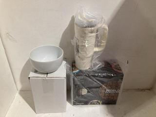 Lot 838  
            Birmingham SR108 - Parcel Delivery Only 
                
BOX OF JOHN LEWIS & PARTNERS ITEMS TO INCLUDE WORLD OF FLAVOURS TORTILLA PRESS