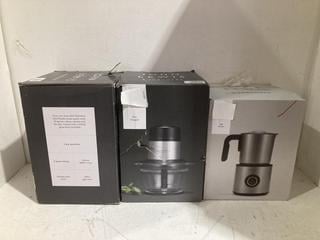 Lot 844  
            Birmingham SR108 - Parcel Delivery Only 
                
3 X JOHN LEWIS & PARTNERS ITEMS TO INCLUDE MILK FROTHER