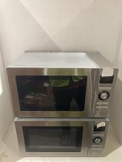 Lot 863  
            Birmingham SR108 - Parcel Delivery Only 
                
2 X JOHN LEWIS & PARTNER JLSM 800W MICROWAVE