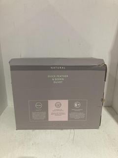 Lot 906  
            Birmingham SR108 - Parcel Delivery Only 
                
JOHN LEWIS & PARTNERS DUCK FEATHER & DOWN DUVET 135 X 200 CM