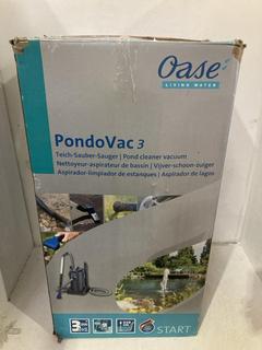 Lot 94  
            Birmingham SR108 - Parcel Delivery Only 
                
OASE LIVING WATER PONDOVAC 3 POND VACUUM CLEANER ORIGINAL RRP £293