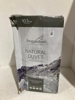 Lot 950  
            Birmingham SR108 - Parcel Delivery Only 
                
JOHN LEWIS & PARTNERS SNUGGLE DOWN DUCK FEATHER DOWN NATURAL DUVET