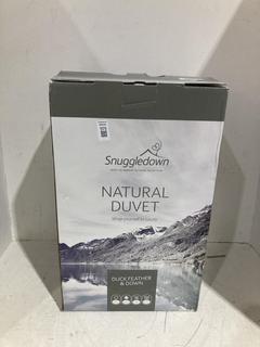Lot 979  
            Birmingham SR108 - Parcel Delivery Only 
                
JOHN LEWIS & PARTNERS SNUGGLE DUCK FEATHER & DOWN NATURAL DUVET
