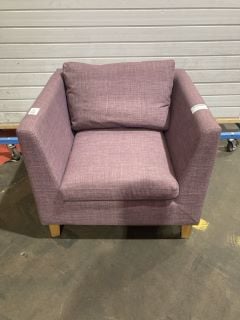 Lot 10  
            Birmingham - Collection or Delivery 

                
DAVID PHILLIPS SERELINA OCCASIONAL CHAIR IN PLUM RRP £249