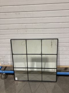 Lot 141  
            Birmingham - Collection Only 

                
DAVID PHILLIPS DULWICH MIRROR IN SQUARE BLACK RRP £139