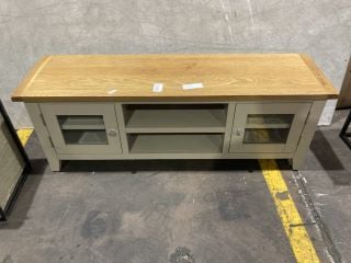 Lot 48  
            Birmingham - Collection or Delivery 

                
LOW MEDIA UNIT IN MUSHROOM/OAK TOP