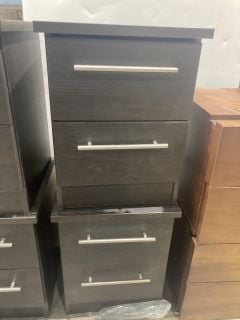 Lot 54  
            Birmingham - Collection or Delivery 

                
DAVID PHILLIPS 2 X CITY+ 2 DRAWER BEDSIDE TABLE IN WENGE RRP £238