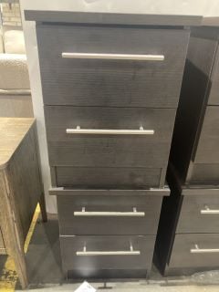Lot 55  
            Birmingham - Collection or Delivery 

                
DAVID PHILLIPS 2 X CITY+ 2 DRAWER BEDSIDE TABLE IN WENGE RRP £238