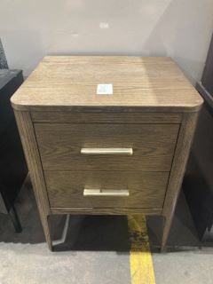 Lot 56  
            Birmingham - Collection or Delivery 

                
DAVID PHILLIPS ABBERLY 2 DRAWER CHEST IN BROWN RRP £290