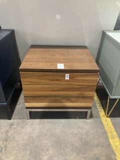 Lot 59  
            Birmingham - Collection or Delivery 

                
DAVID PHILLIPS LIPARI 2 DRAWER BEDSIDE TABLE IN WALNUT RRP £229