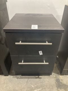 Lot 62  
            Birmingham - Collection or Delivery 

                
DAVID PHILLIPS CITY+ 2 DRAWER BEDSIDE TABLE IN WENGE RRP £119