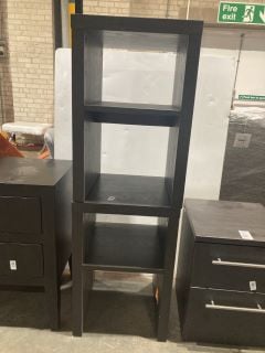 Lot 63  
            Birmingham - Collection or Delivery 

                
DAVID PHILLIPS 2 X CUBE BEDSIDE TABLES IN WENGE RRP £118