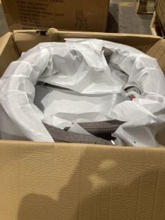 Lot 90  
            Birmingham - Collection or Delivery 

                
DAVID PHILLIPS 2 X BRENT DINING CHAIRS IN GREY-BROWN/BLACK