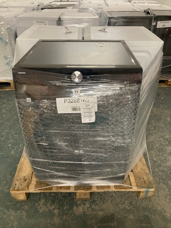 Lot 23  
            Nottingham SR3 - Delivery Or Collection 

                
1X PALLET WITH TOTAL RRP VALUE OF £1719 TO INCLUDE 1X SAMSUNG WASHER/DRYERS MODEL...