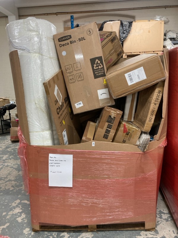 Lot 272  
            Nottingham SR6 - Delivery Or Collection 

                
PALLET OF ITEMS TO INC GRANDE PLUS STROLLER, PEDAL BIN AND BABY ITEMS (ALL ITEMS ...