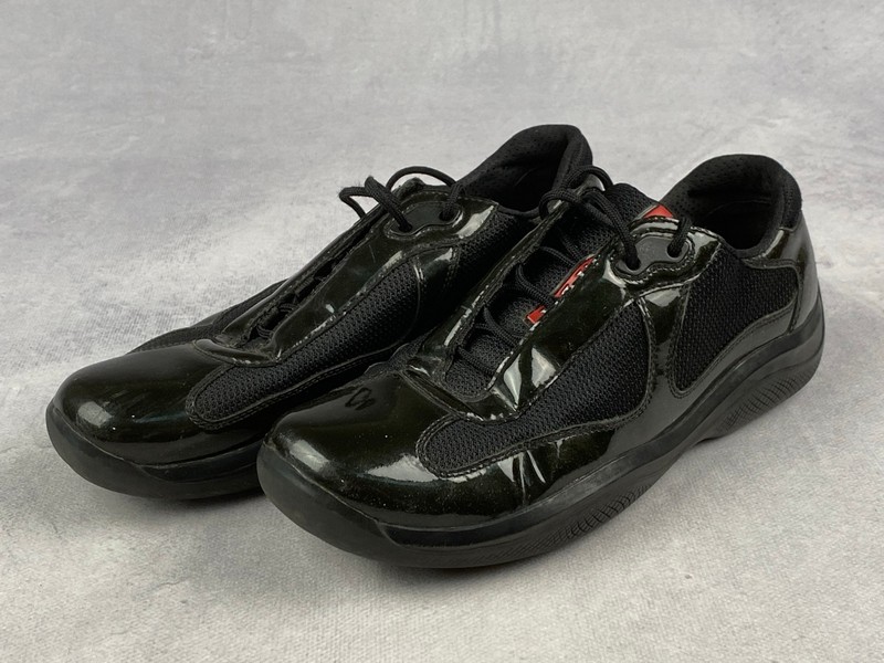 Lot 149  
            Nottingham Luxury Room - Delivery Only 

                
Prada America Cup Sneakers - Size 41 (VAT ONLY PAYABLE ON BUYERS PREMIUM)