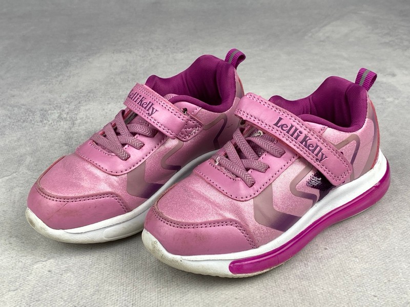 Lot 158  
            Nottingham Luxury Room - Delivery Only 

                
Lelli Kelly Pink Trainers (Worn and Falling apart), Size 28 (VAT ONLY PAYABLE ON ...
