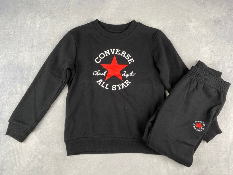 Lot 167  
            Nottingham Luxury Room - Delivery Only 

                
Converse Boys Dissected Ctp Tracksuit In Black. Size:  7 Y . Rrp: £45 (VAT ONLY P...