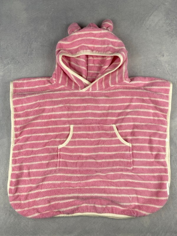 Lot 179  
            Nottingham Luxury Room - Delivery Only 

                
Sunnylife Pink and White Striped Hoodie with Ears (Missing Poppers and has Thread...