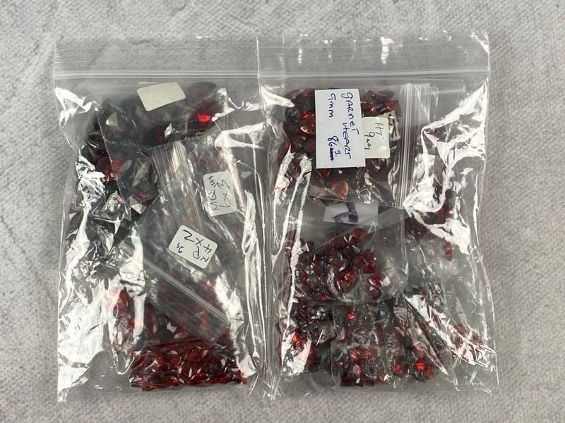 Lot 251  
            Nottingham Luxury Room - Delivery Only 

                
Three Bags of Red Stones, mixed Shapes and Sizes, approx. 0.54Kg (VAT ONLY PAYABL...