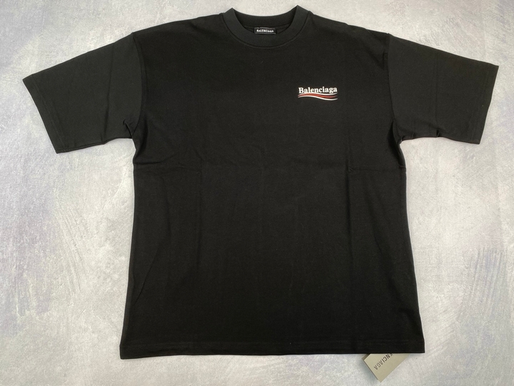 Lot 254  
            Nottingham Luxury Room - Delivery Only 

                
Balenciaga Political Campaign Oversized T-shirt, Tag - Size M (VAT ONLY PAYABLE O...