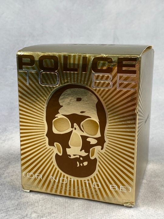 Lot 263  
            Nottingham Luxury Room - Delivery Only 

                
Police To Be Or Not To Be Eau De Toilette - 125ml (VAT ONLY PAYABLE ON BUYERS PRE...