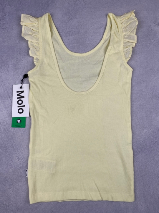Lot 274  
            Nottingham Luxury Room - Delivery Only 

                
Molo Girls Organic Cotton Ranja Top In Yellow. Size: 164. Rrp: £39
