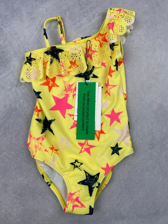 Lot 282  
            Nottingham Luxury Room - Delivery Only 

                
Molo Girls Swimsuit. Size: 104. Rrp: £50 (VAT ONLY PAYABLE ON BUYERS PREMIUM)