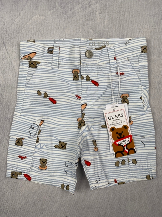 Lot 285  
            Nottingham Luxury Room - Delivery Only 

                
Guess Boys Seaside Bear Bermuda Shorts In White. Size: 12 M . Rrp: £45 (VAT ONLY ...